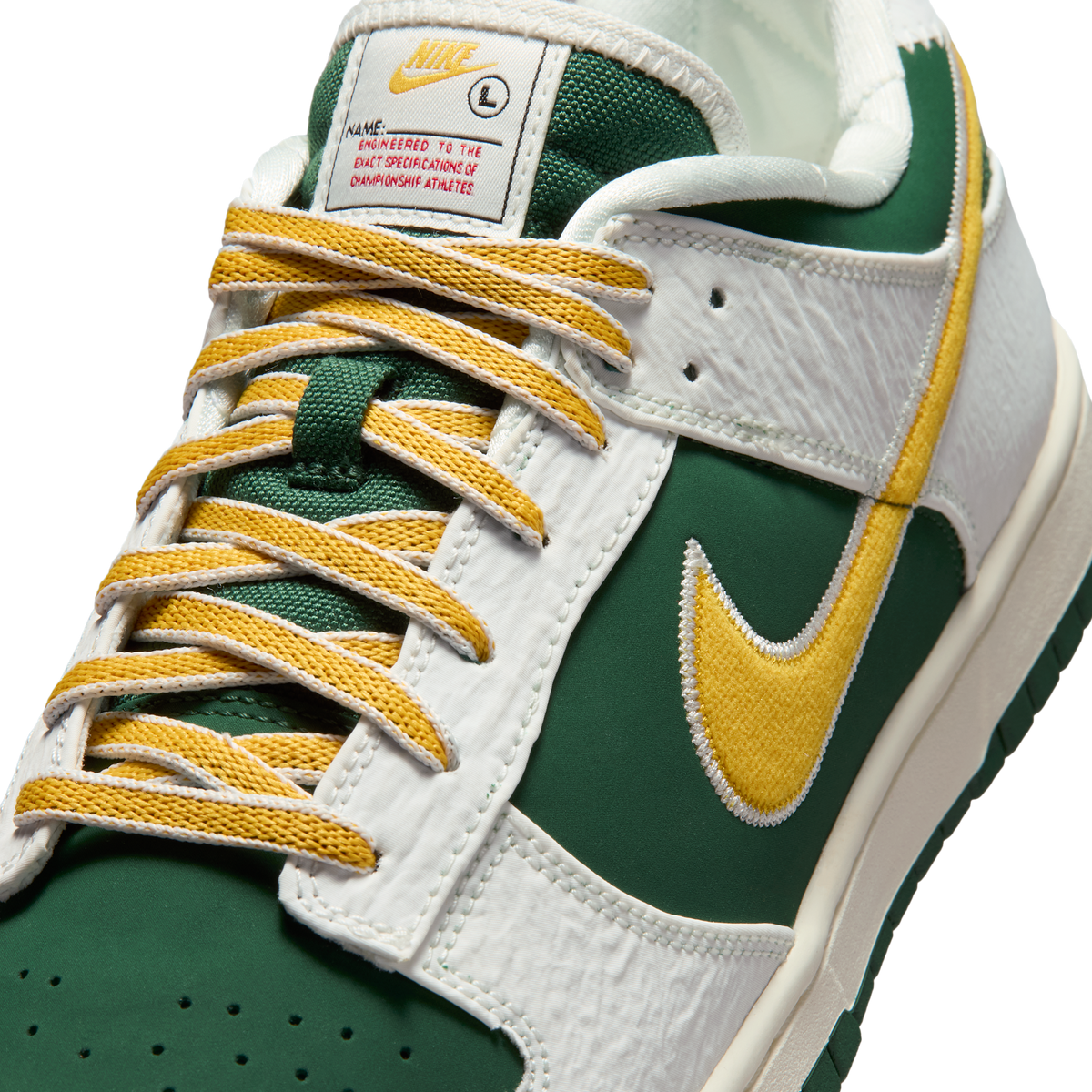 Nike Dunk Low Retro Varsity Jacket Sail Fir University Gold