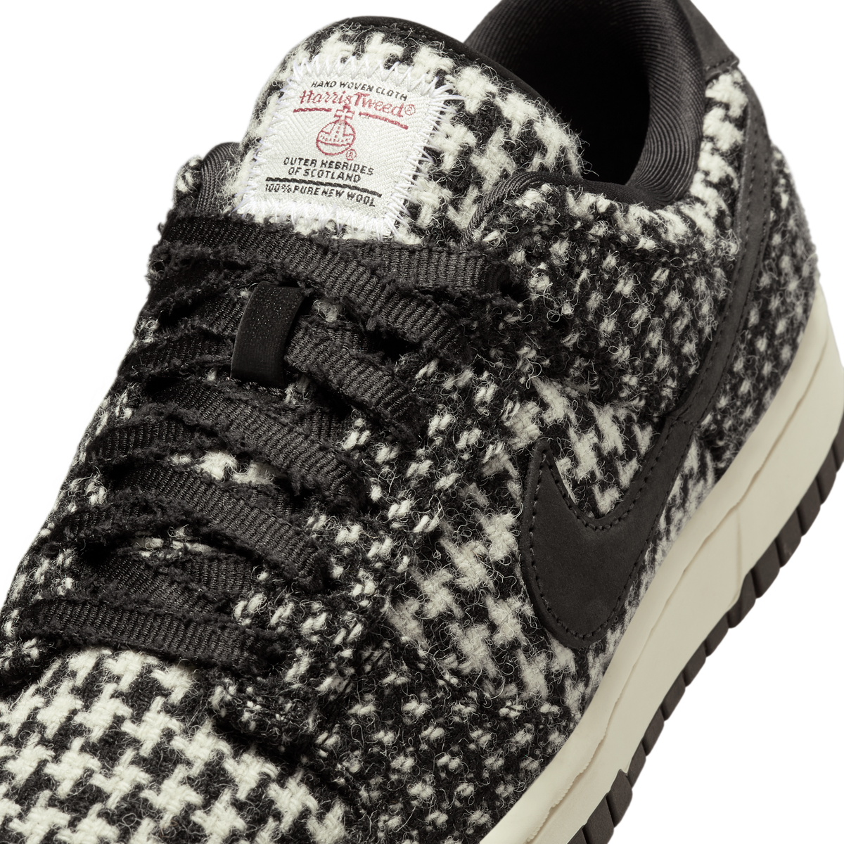 Nike Dunk Low Harris Tweed White Black Multi (Women's)