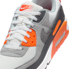 Nike Air Max 90 Summit White Safety Orange Dark Smoke Grey Smoke Grey