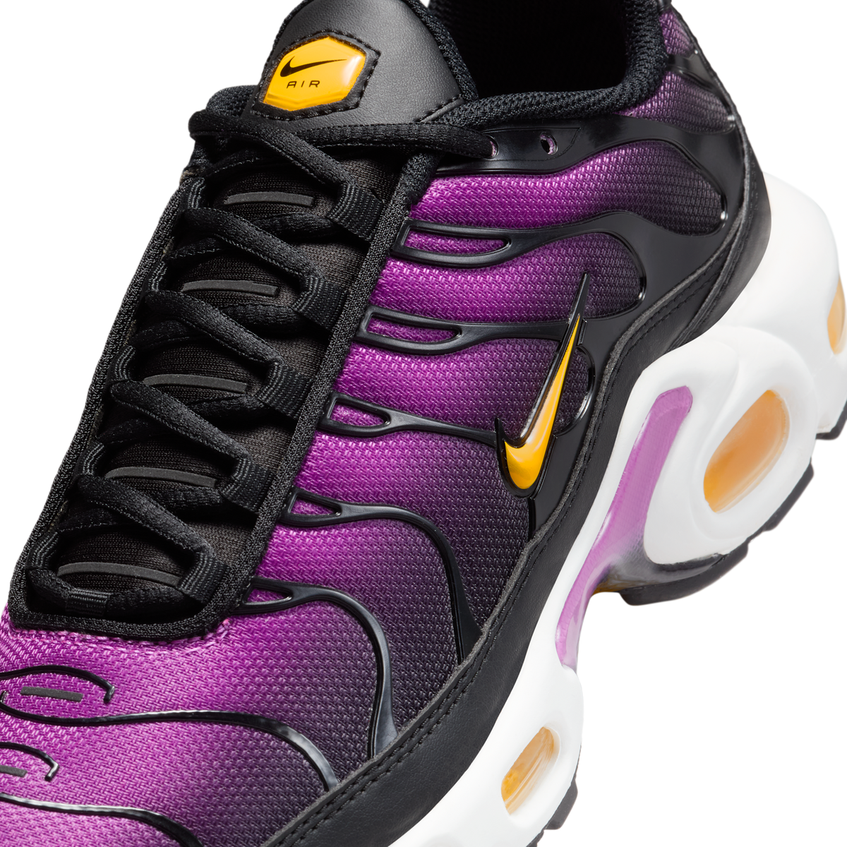Nike Air Max Plus Black Laser Orange White Hyper Violet (Women's) | DZ3670-005
