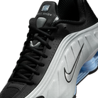 Nike Shox R4 Metallic Silver Black Psychic Blue