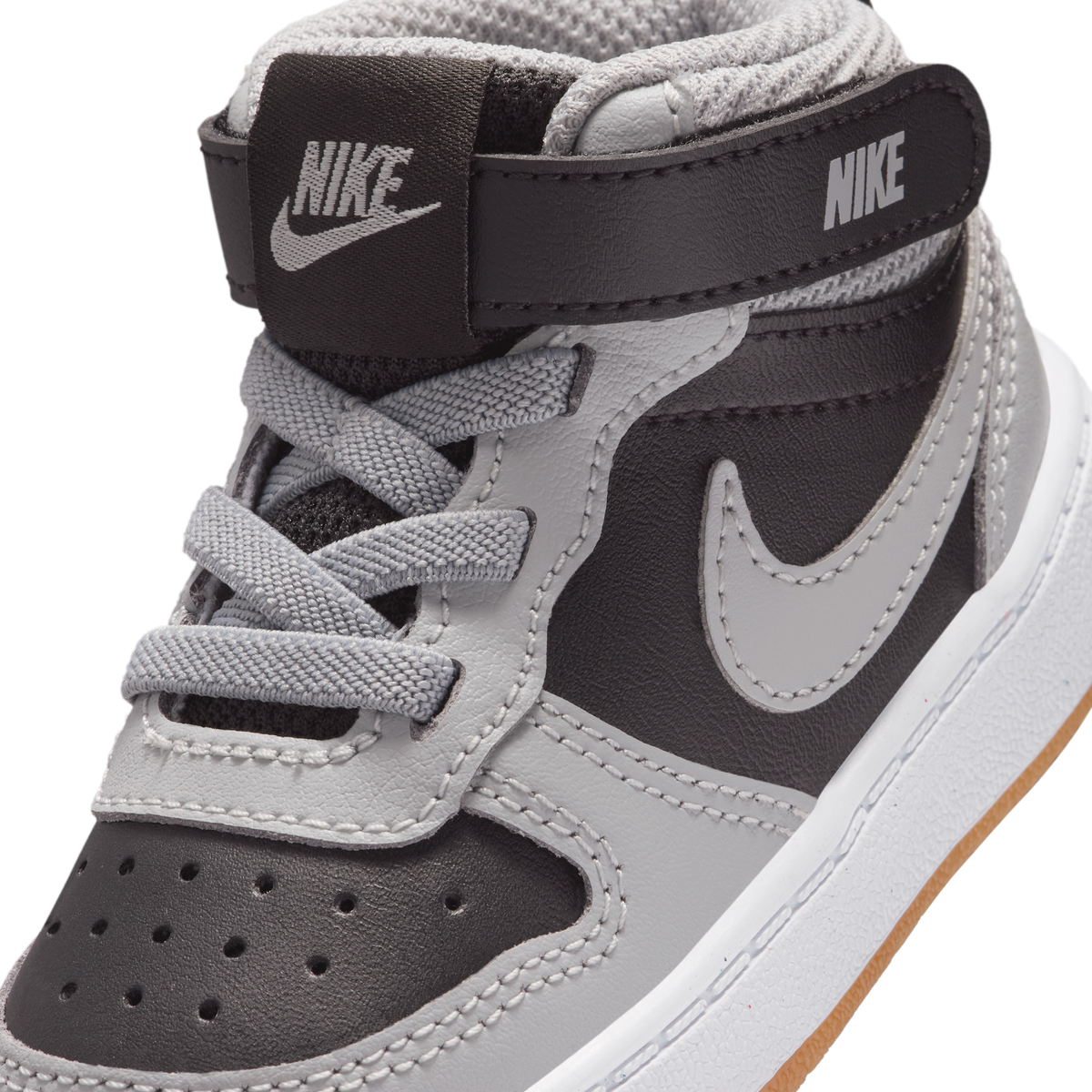 Nike Court Borough Mid 2 Black Light Smoke Grey Gum (TD)