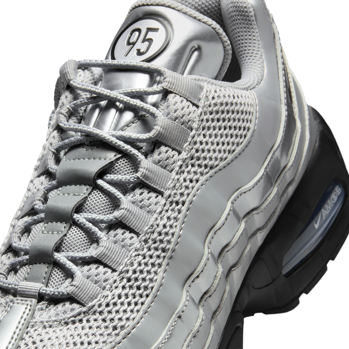Nike Air Max 95 SE Big Bubble Total 90 Metallic Silver