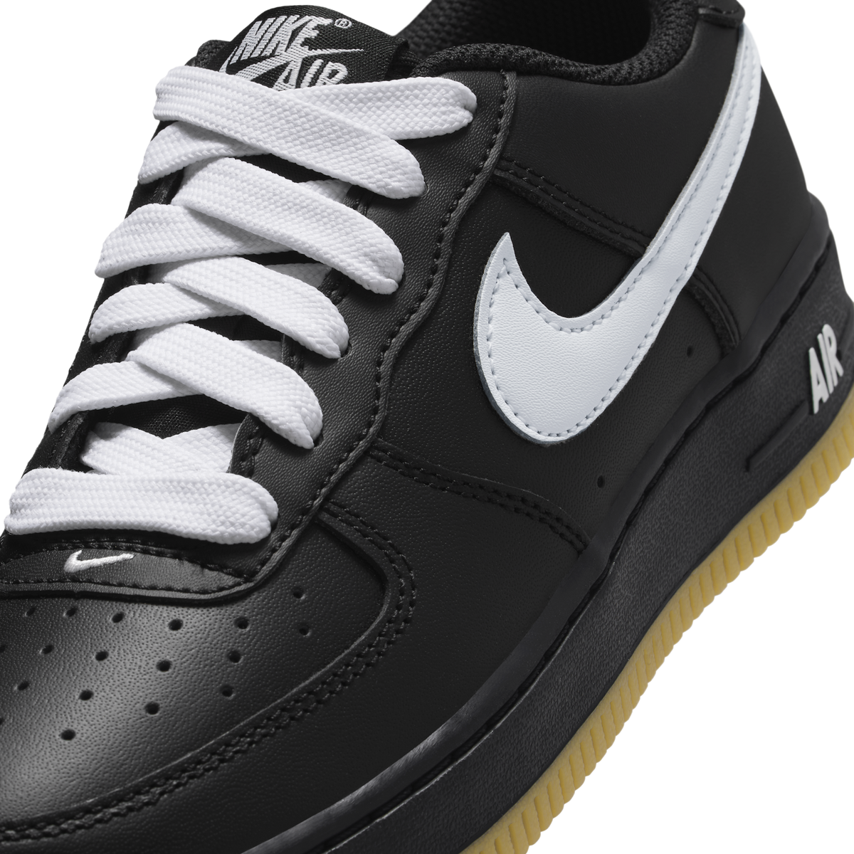Nike Air Force 1 Low LV8 3 Black White Gum (GS)