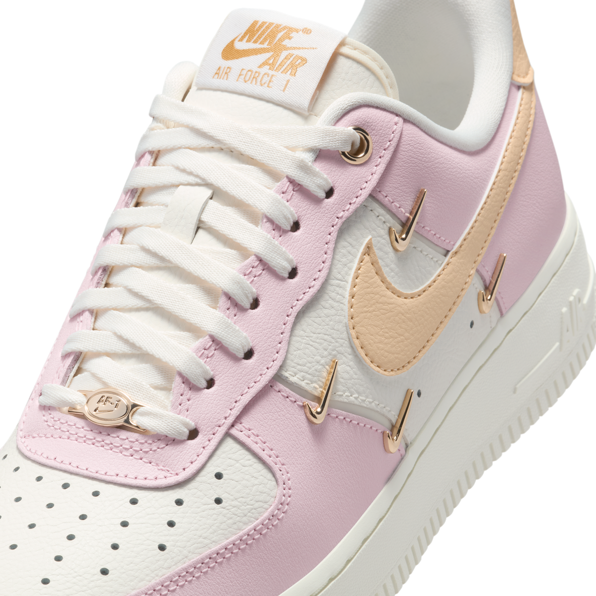 Nike Air Force 1 Low '07 LX Pink Foam Mini Swoosh (Women's)