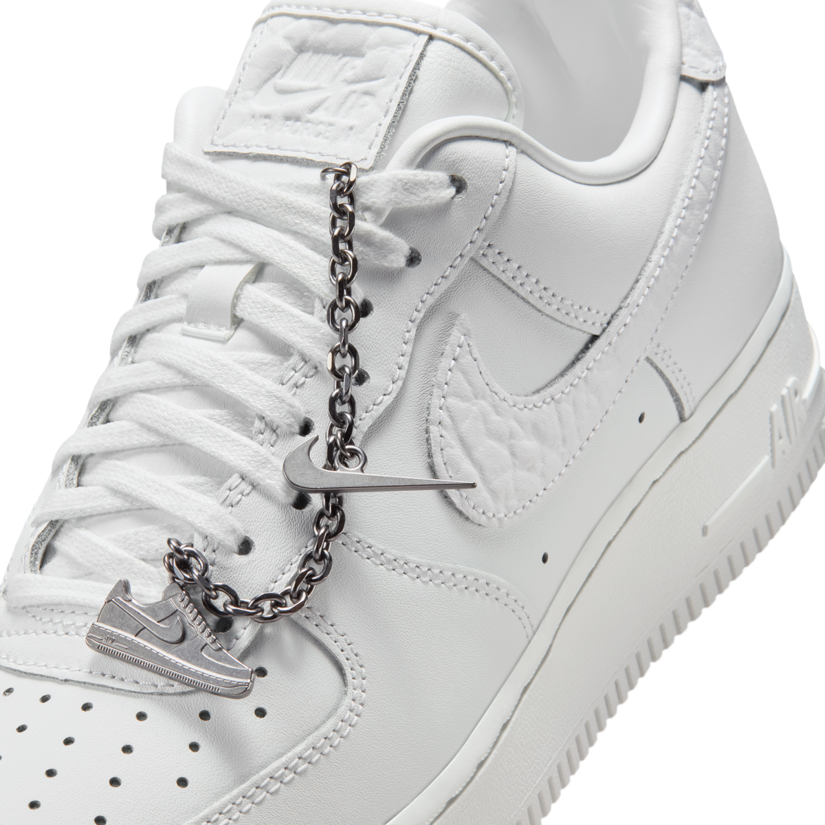 Nike Air Force 1 '07 Low Summit White Mini Charm (Women's)