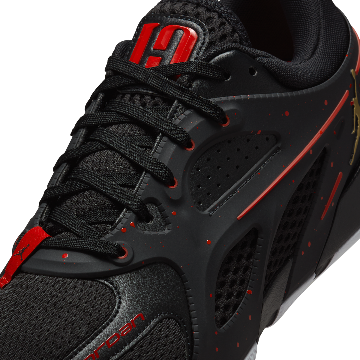 Jordan Heir Black Red Metallic Gold