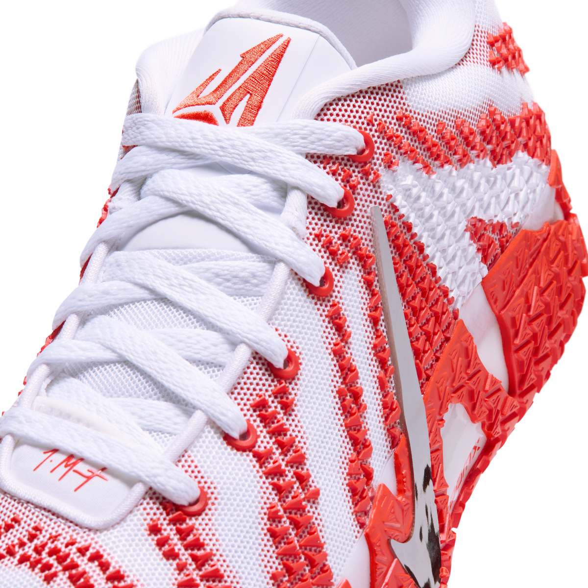 Nike Ja 3 TB White Team Orange