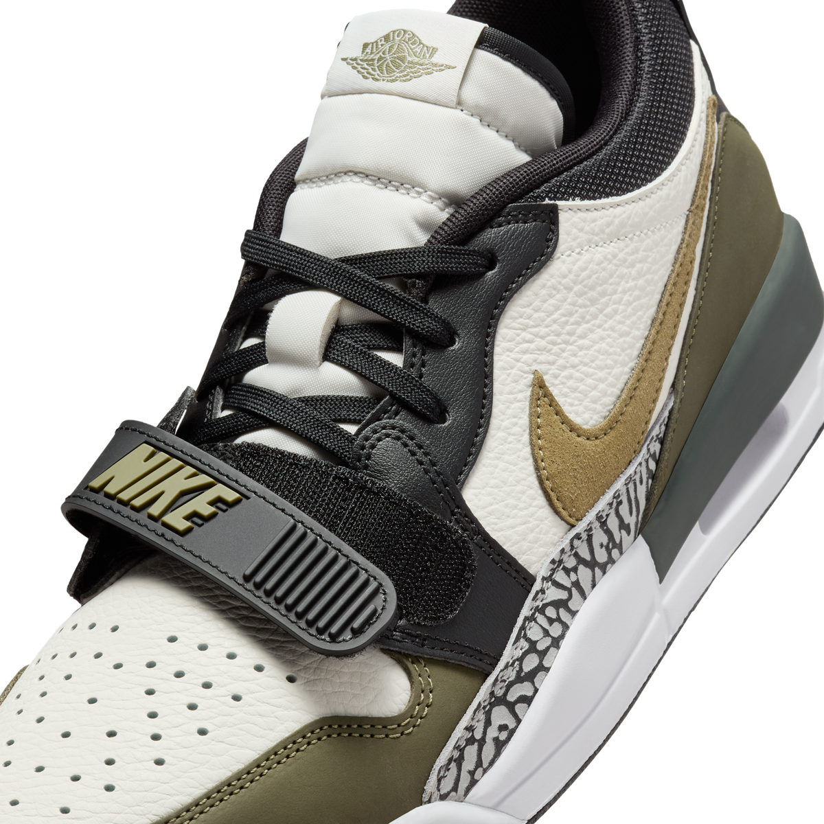 Jordan Legacy 312 Low Sail Black Medium Olive