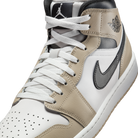 Jordan 1 Mid Summit White Off Noir Rattan