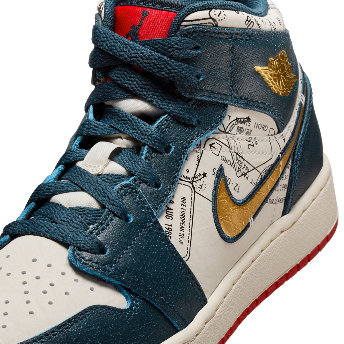 Jordan 1 Mid SE Take Flight Gold Swoosh (GS)