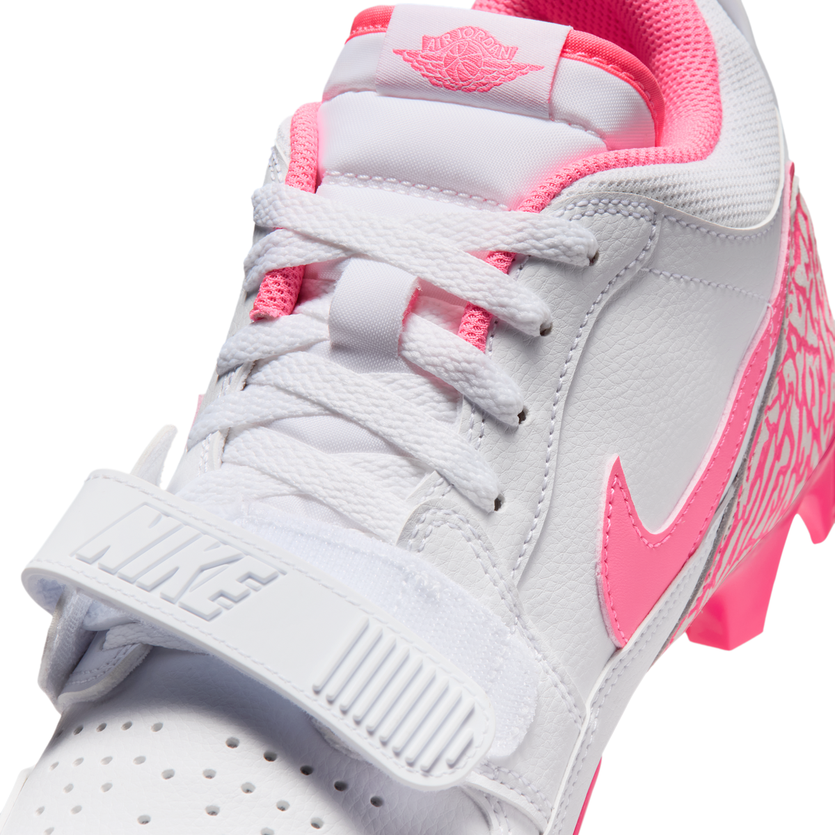 Jordan Legacy 312 Low TD Cleat White Digital Pink