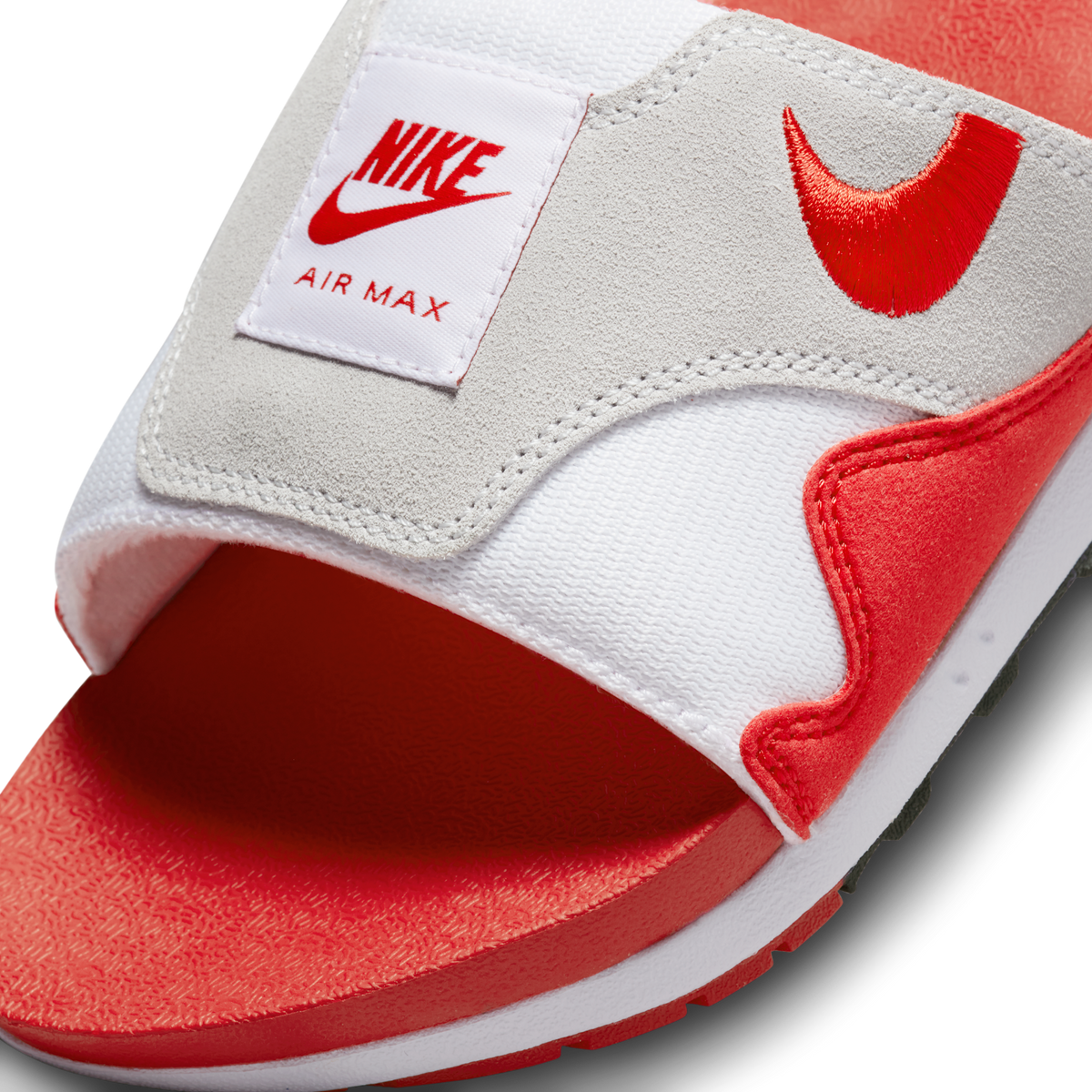 Nike Air Max 1 Slide White University Red