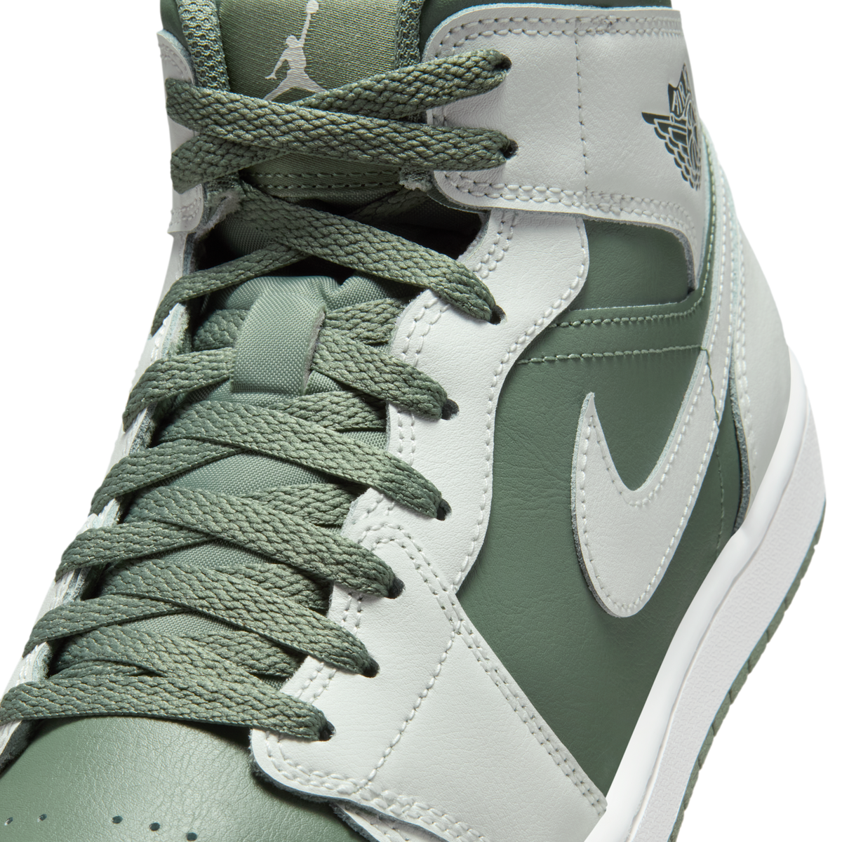 Jordan 1 Mid Summit White Vintage Lichen