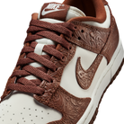 Nike Dunk Low Embossed Baroque Sail Fauna Brown (Women's) | IF3944-100