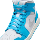 Jordan 1 Mid Dark Powder Blue White Sail Neutral Grey (Women's)