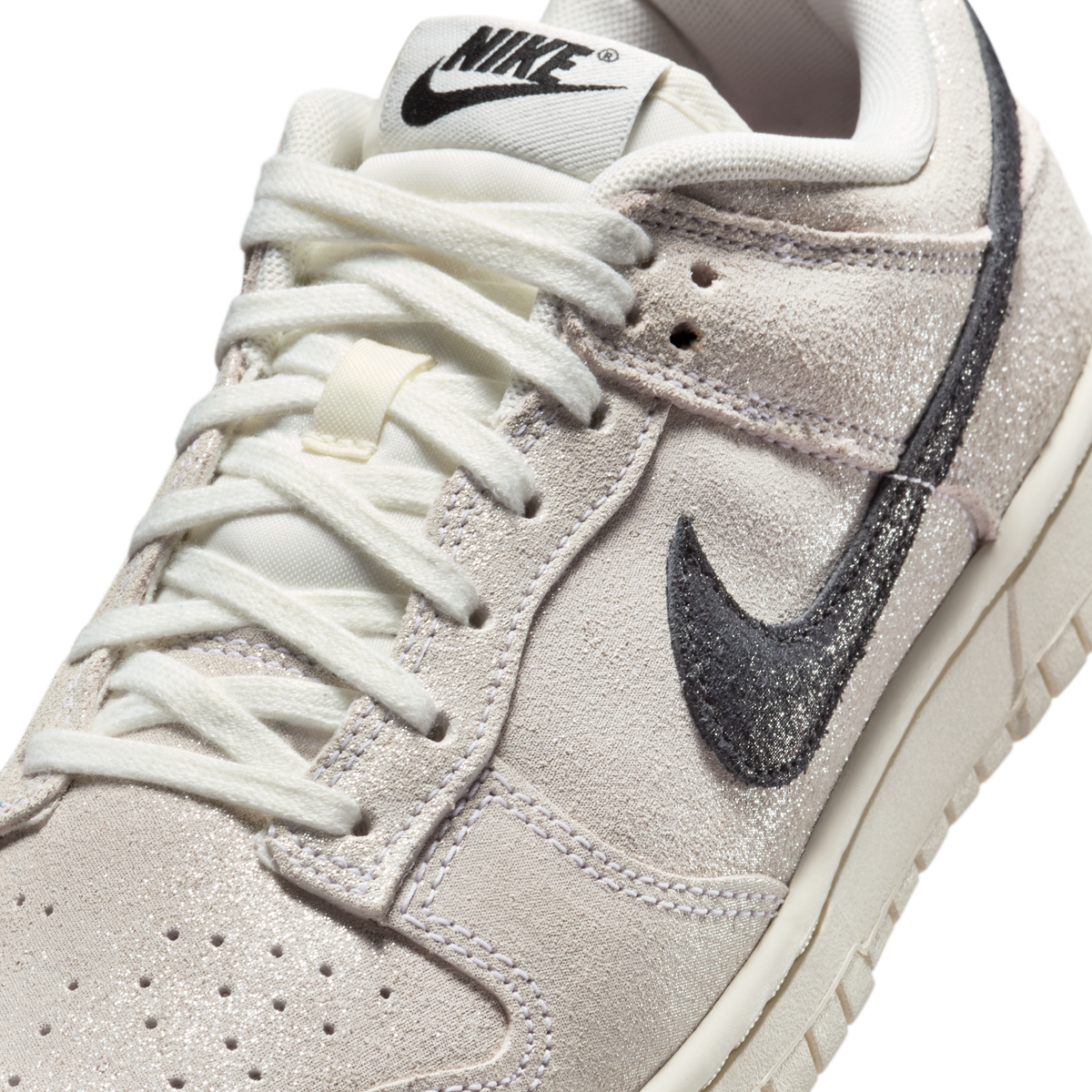 Nike Dunk Low SE White Black Team Red (Women's)