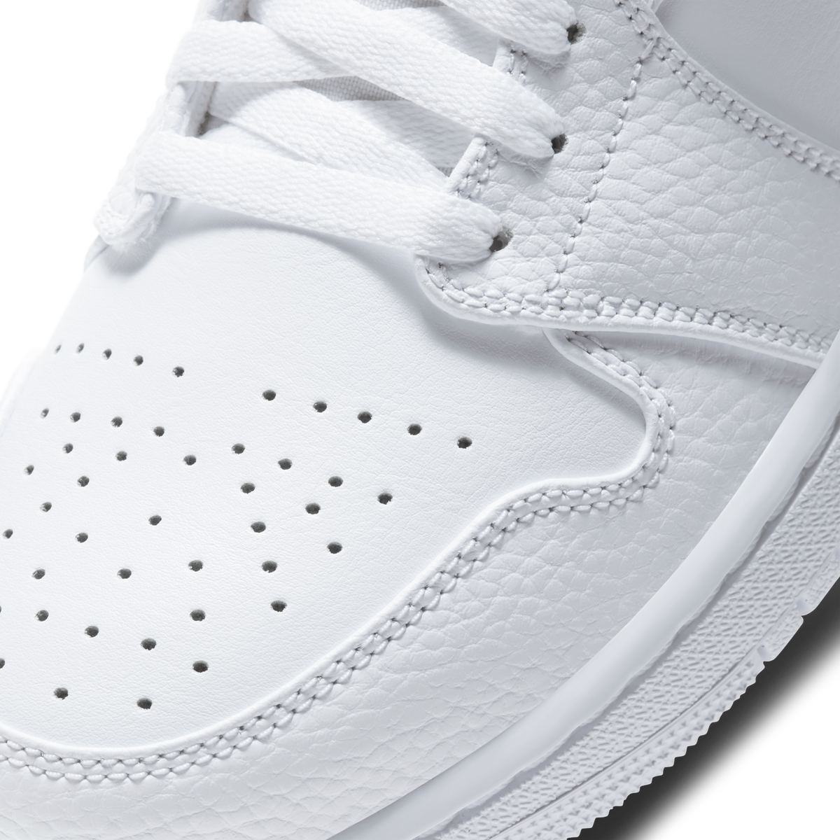 Jordan 1 Mid Triple White 2.0 (2020)