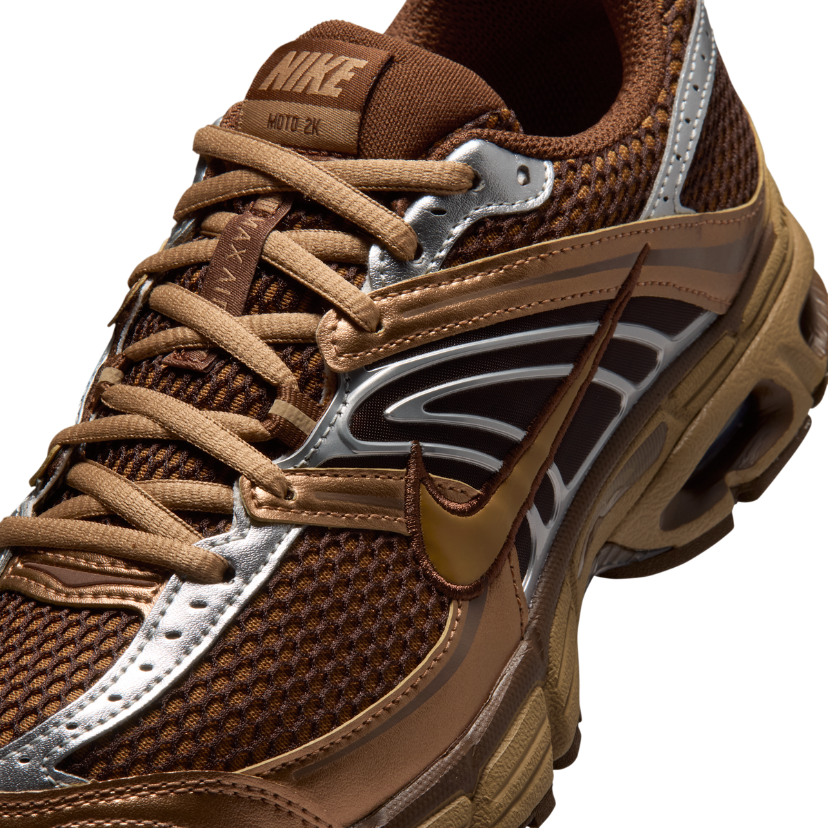 Nike Air Max Moto 2K Cacao Wow Metallic Silver (Women's)