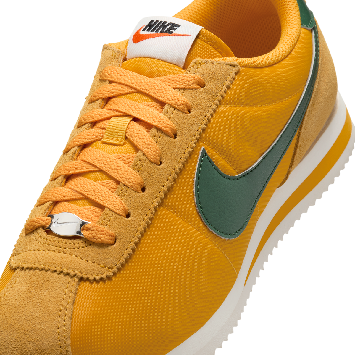 Nike Cortez Textile Yellow Ochre Gorge Green (Women's) | DZ2795-702
