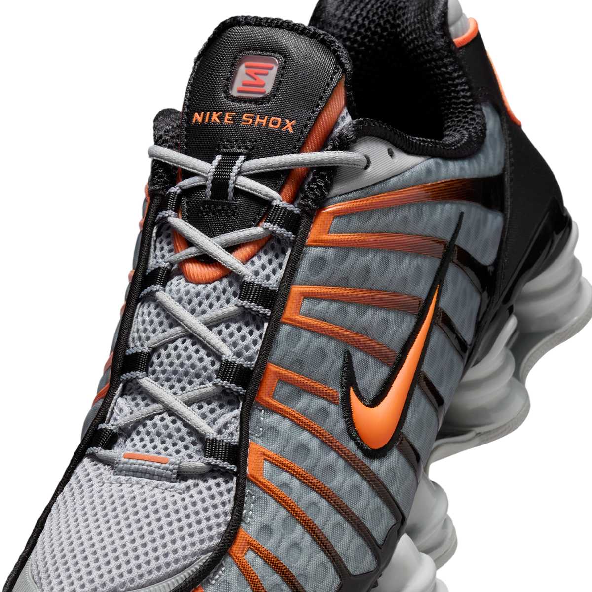Nike Shox TL Light Smoke Grey Black Bright Mandarin | AV3595-011