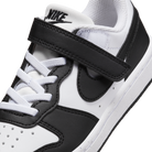 Nike Court Borough Low Recraft Black White (PS)