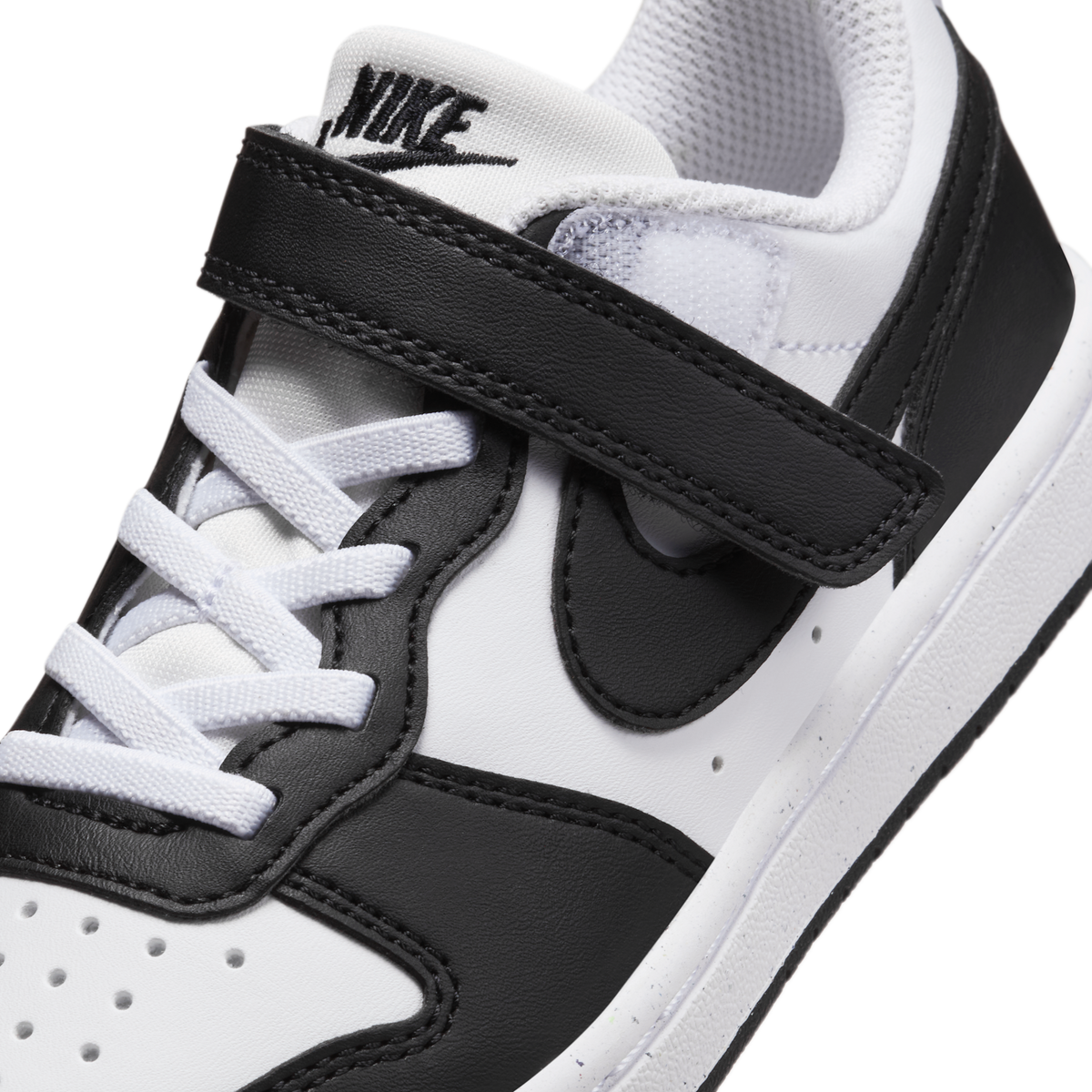 Nike Court Borough Low Recraft Black White (PS)