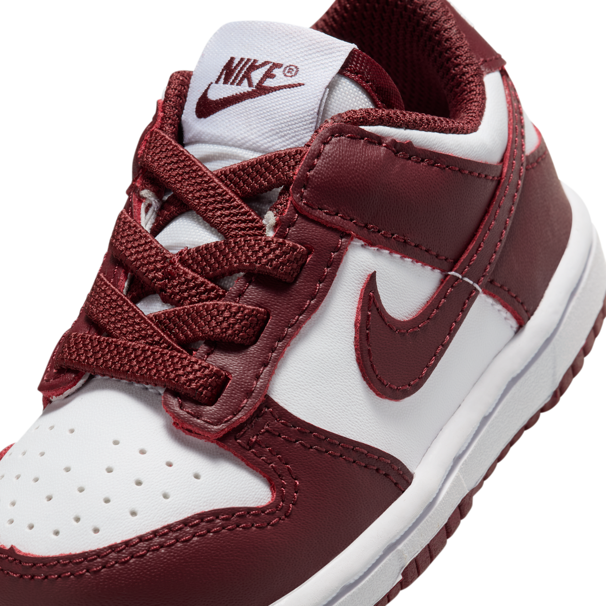 Nike Dunk Low White Gym Red Redwood (TD) | FB9107-115