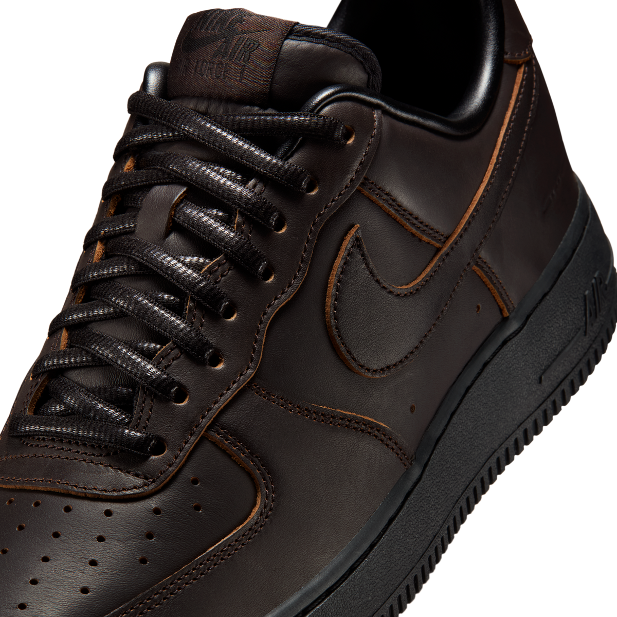Nike Air Force 1 Low '07 PRM Morse Code Velvet Brown Black
