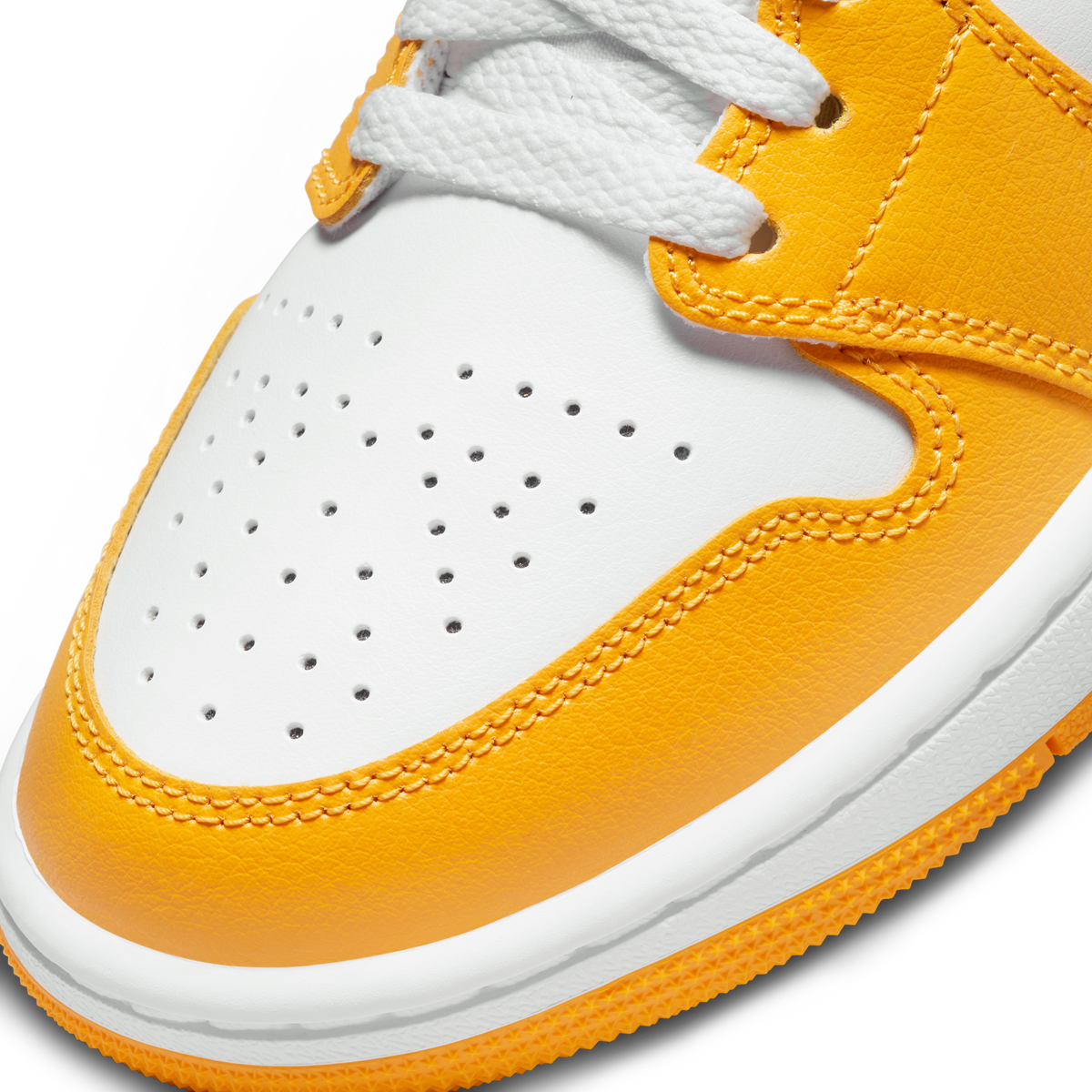 Jordan 1 Mid White University Gold (Women's)