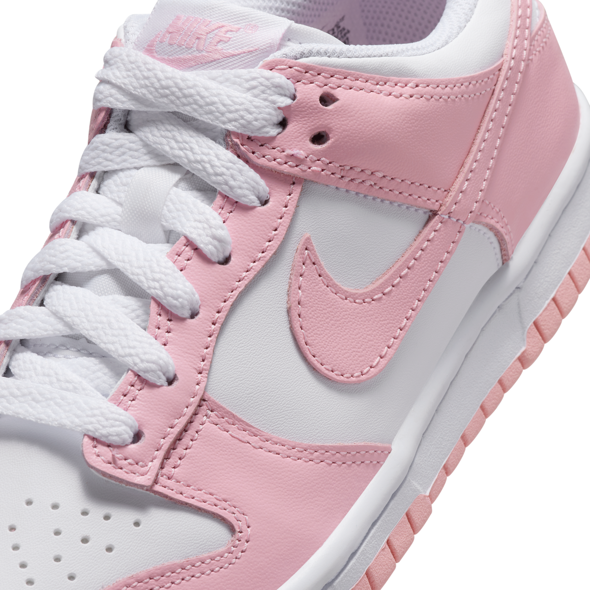 Nike Dunk Low White Medium Soft Pink (GS)