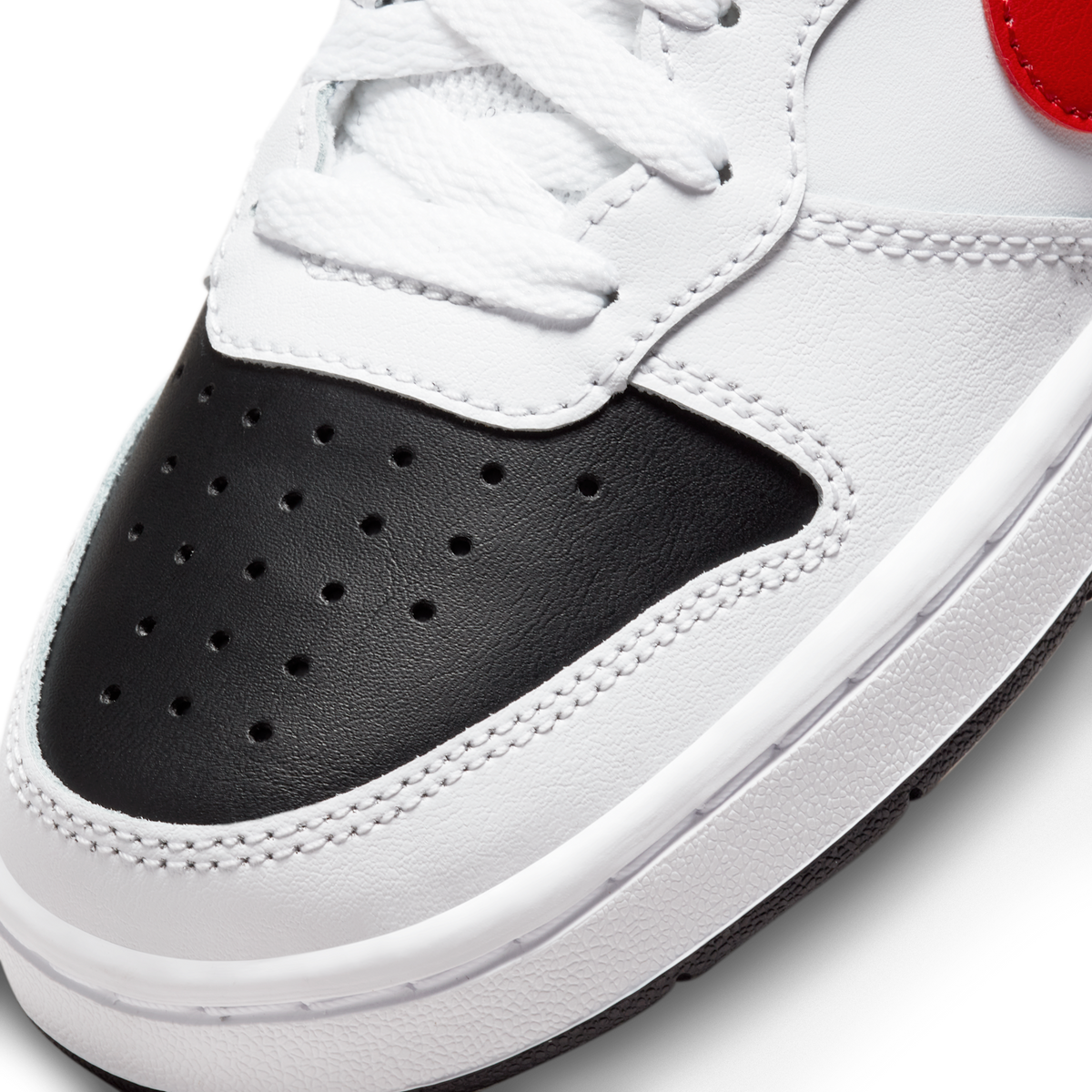 Nike Court Borough Mid 2 White University Red (GS)