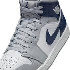 Jordan 1 Mid Wolf Grey Midnight Navy