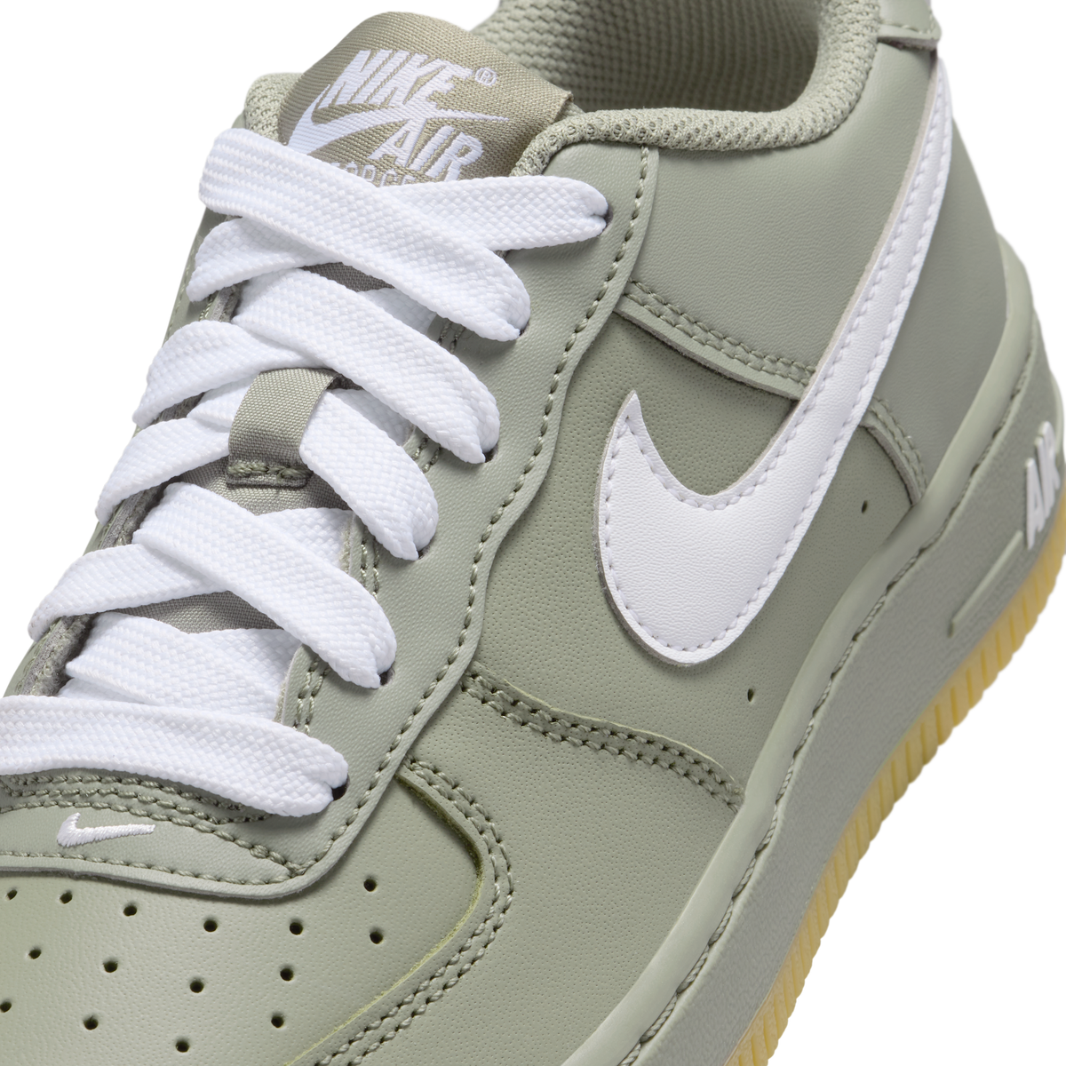 Nike Air Force 1 Low LV8 Light Army Gum White (GS)