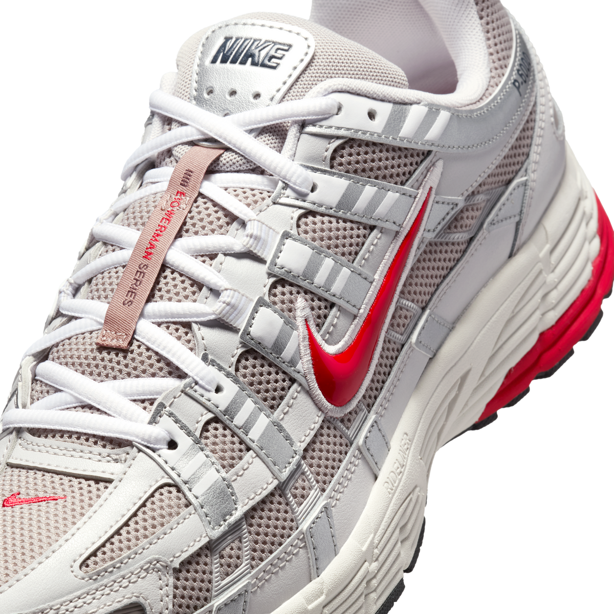 Nike P-6000 Grey Fire Red