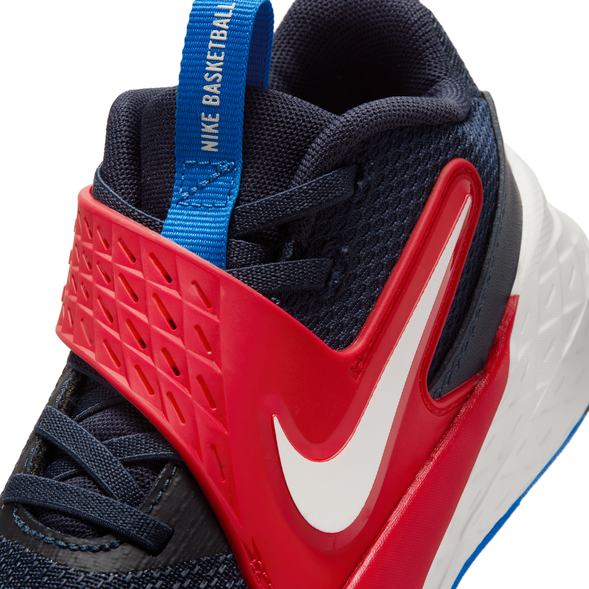 Nike Team Hustle D 12 Team Navy University Red Sail (PS)