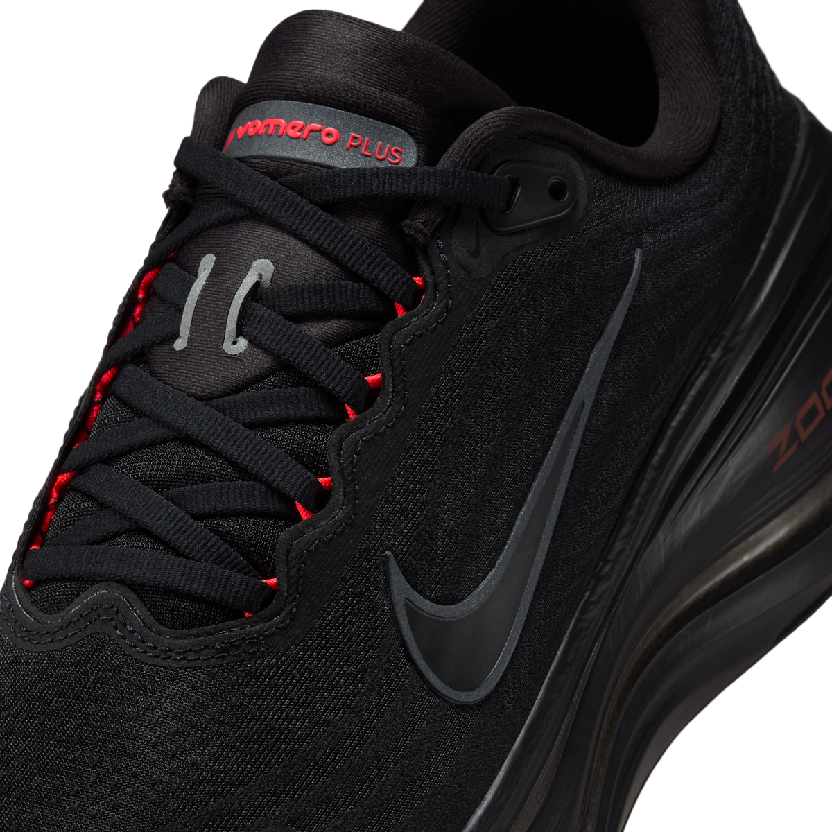 Nike Vomero Plus Black Bright Crimson