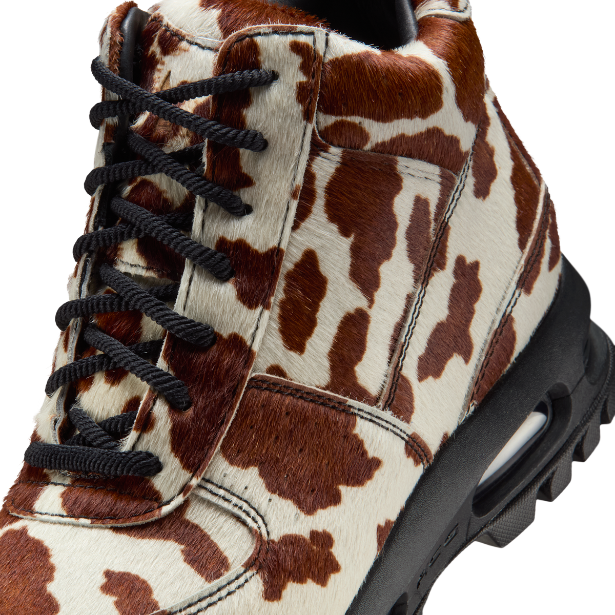 Nike Air Max Goadome Sail Cacao Wow Cow Print Pony Hair | IO4635-100