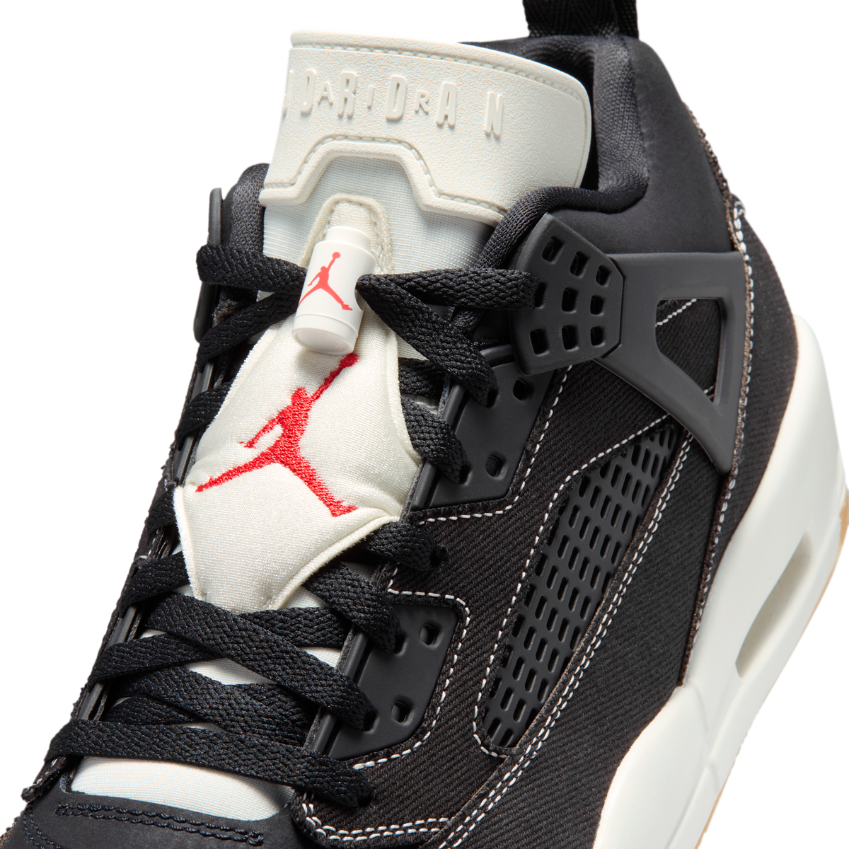 Jordan Spizike Low Black Denim