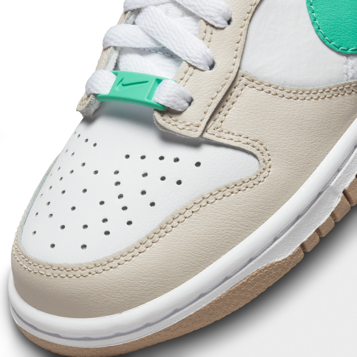 Nike Dunk Low Split Seam White Tan Mint (GS)