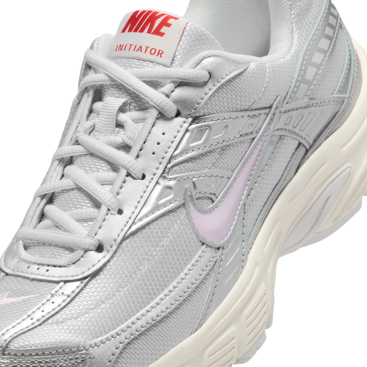 Nike Initiator Vast Grey Metallic Silver Pale Ivory Pink Foam (Women's)