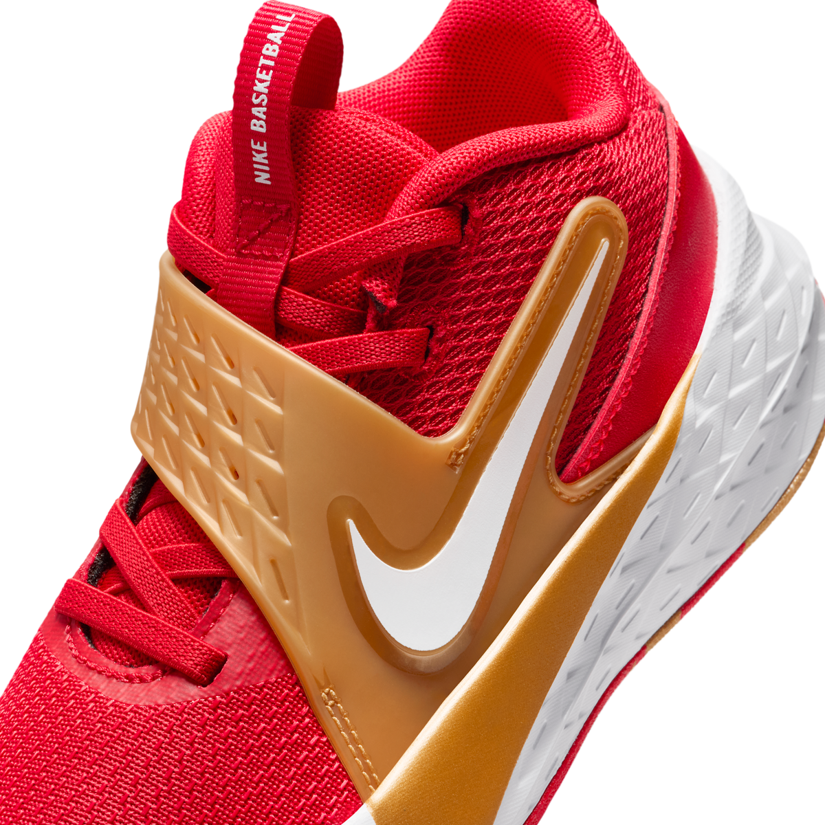 Nike Team Hustle D 12 University Red Metallic Gold (PS)