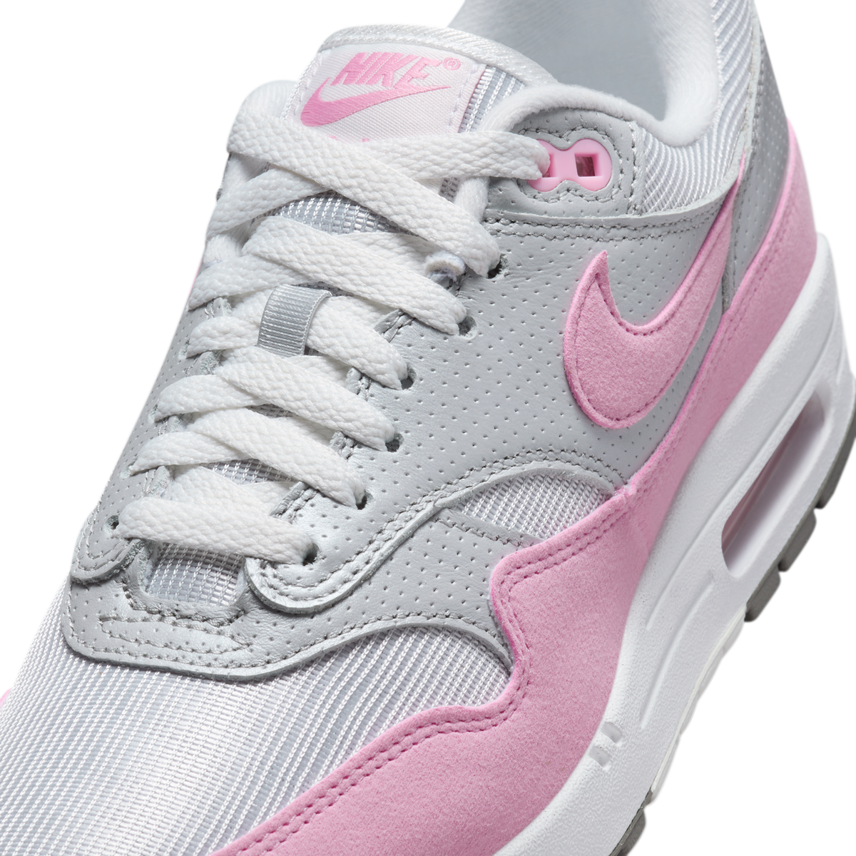 Nike Air Max 1 '87 Metallic Platinum Pink Rise (Women's)