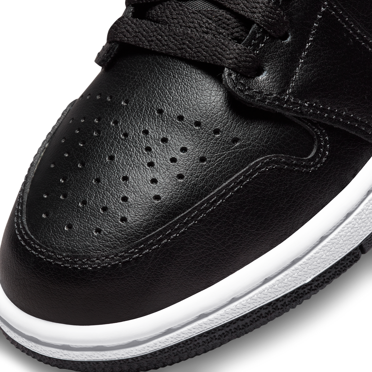 Jordan 1 Mid Black White (Women's)
