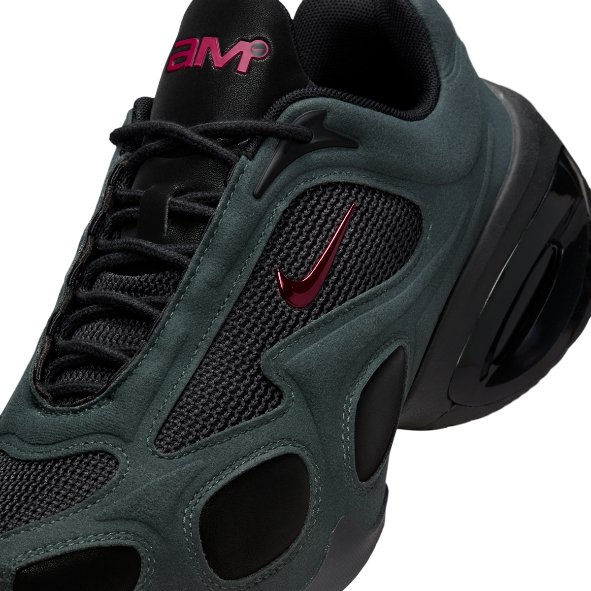 Nike Air Max Muse Black Seaweed Noble Red (Women's)