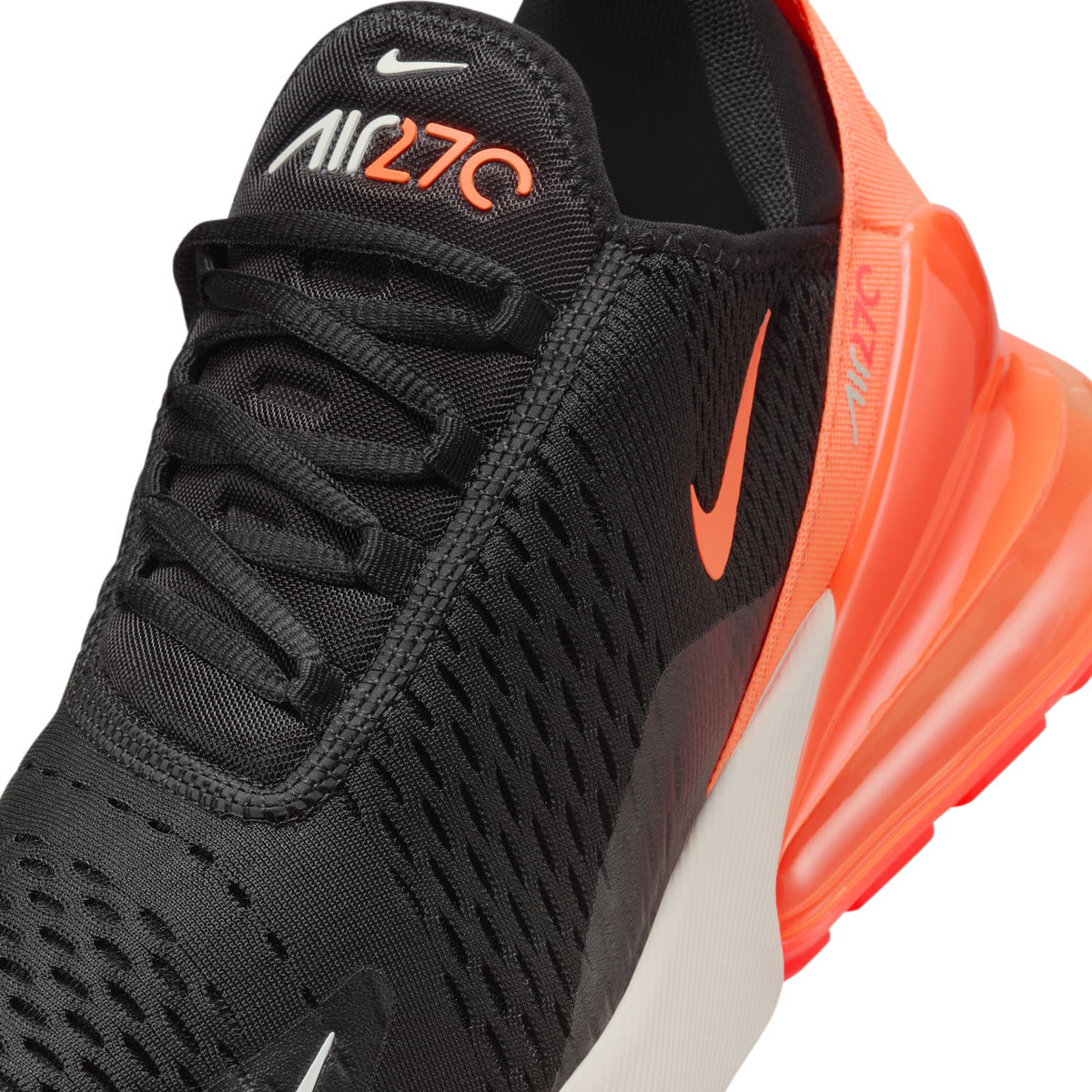 Nike Air Max 270 Black Phantom Total Orange