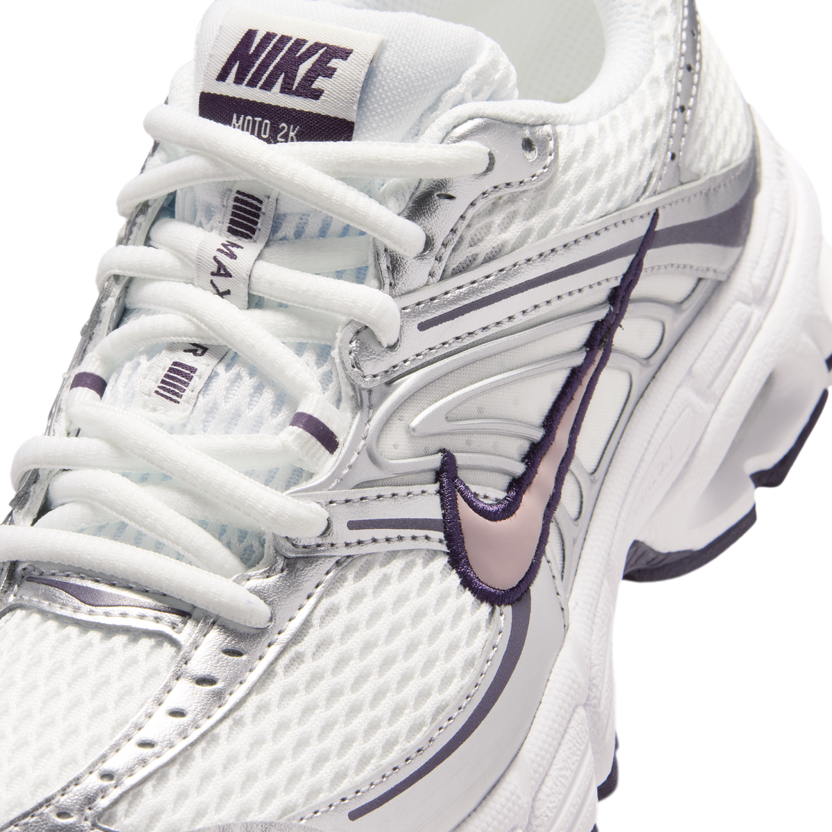 Nike Air Max Moto 2K White Purple Dynasty Metallic Silver (GS)