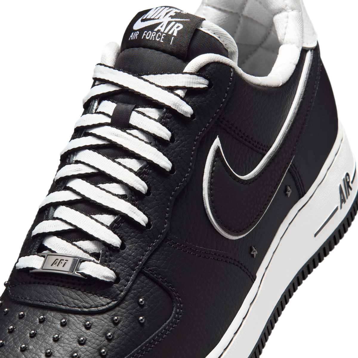 Nike Air Force 1 Low '07 Premium Black White Metallic Dark Grey