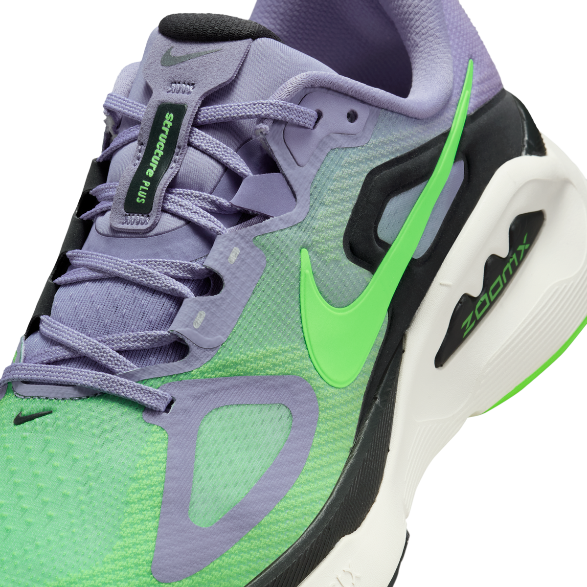 Nike Structure Plus Iron Purple Voltage Green | HQ3048-501