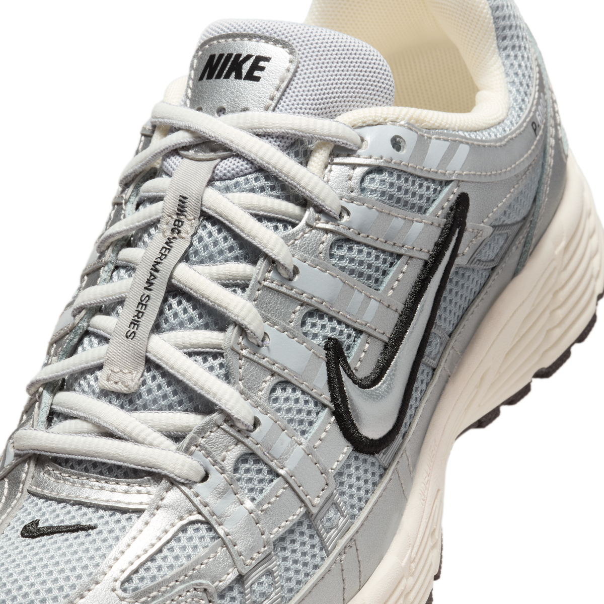 Nike P-6000 Metallic Silver Black (GS)